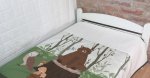 Pasztell erdő ágytakaró